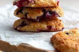 Koekjes met blauwe bessen