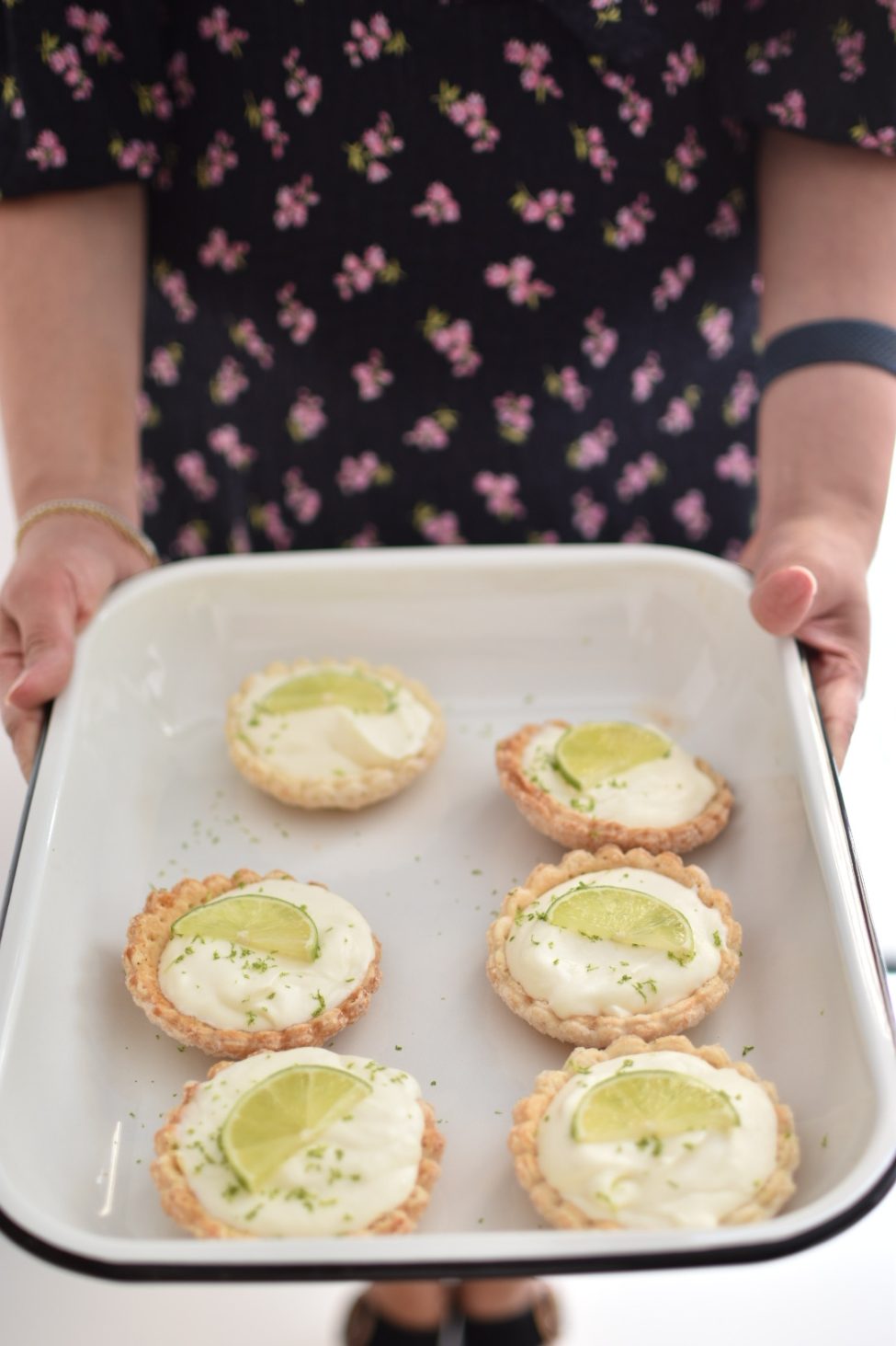 Snelle limoen-kokos no-bake cheesecake
