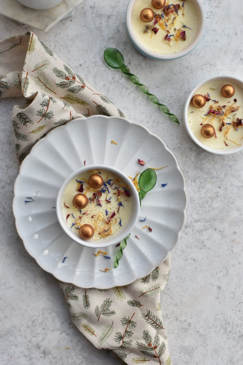 Mango & witte chocolade panna cotta (makkelijk dessert)